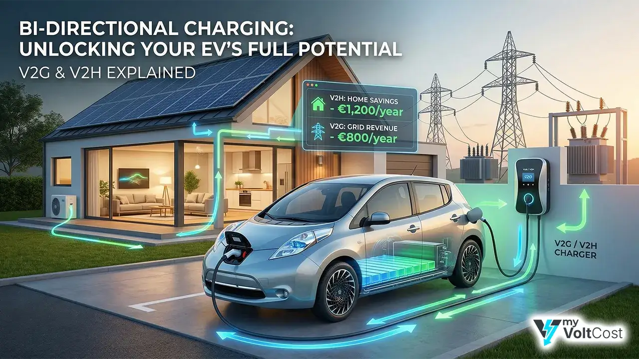 Bi-directional Charging (V2G/V2H) Explained: How Your EV Can Power Your Home